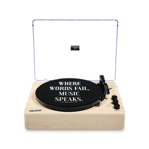 Gadhouse Dean Turntable Stereo System, Soft Sand