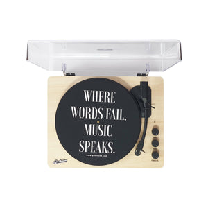 Gadhouse Dean Turntable Stereo System, Haze Grey