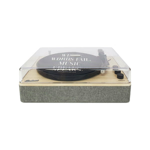 Gadhouse Dean Turntable Stereo System, Haze Grey