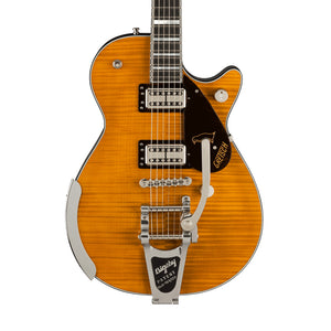 Gretsch G6134TFM-NH Nigel Hendroff Signature Penguin Electric Guitar, Amber Flame