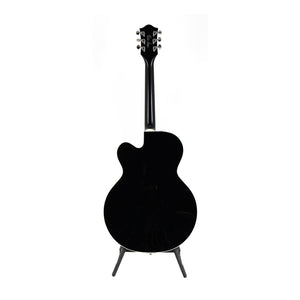 Gretsch G6120T-BSNSH Brian Setzer Signature Nashville Hollowbody w/Bigsby Electric Guitar, Ebony FB, Black Lacquer