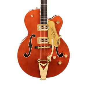 Gretsch G6120TG Players Edition Nashville Hollowbody Electric Guitar w/Bigsby, Orange Stain