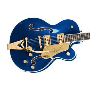 Gretsch G6120TG Players Edition Nashville Hollowbody Electric Guitar w/Bigsby, Azure Metallic