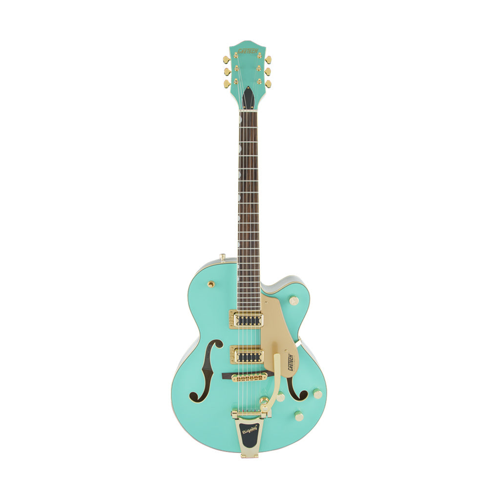 Gretsch FSR G5420TG Electromatic Hollowbody Singlecut Electric Guitar w/Bigsby, 2-Tone Sea Foam Green