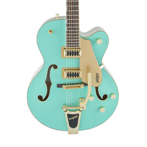 Gretsch FSR G5420TG Electromatic Hollowbody Singlecut Electric Guitar w/Bigsby, 2-Tone Sea Foam Green