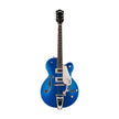 Gretsch G5420T Electromatic Classic Hollow Body Single-Cut Bigsby Electric Guitar, Azure Metallic