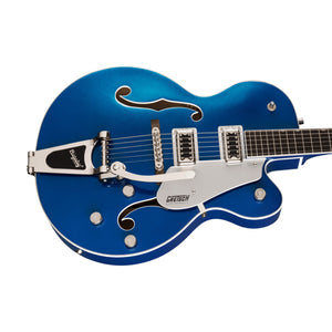 Gretsch G5420T Electromatic Classic Hollow Body Single-Cut Bigsby Electric Guitar, Azure Metallic