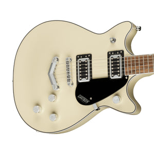 Gretsch G5222 Electromatic Double Jet BT Electric Guitar w/V-Stoptail, Laurel FB, Vintage White