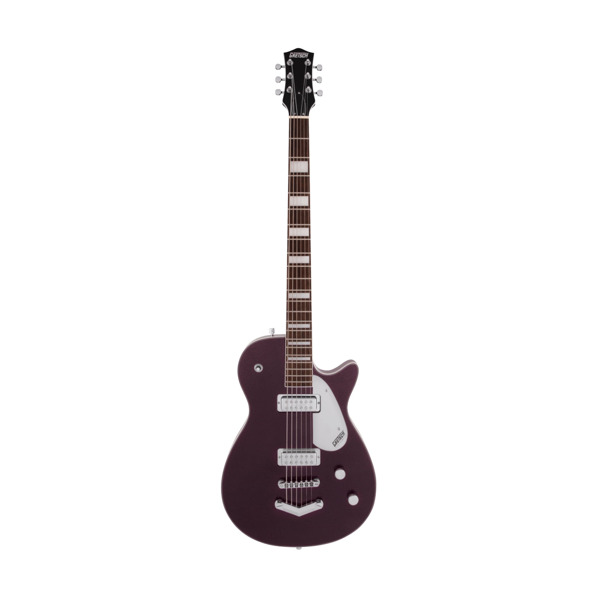 Gretsch G5260 Electromatic Jet Baritone w/ V-Stoptail Electric Guitar, Laurel FB, Dark Cherry Metallic
