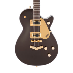Gretsch FSR G5220G Electromatic Jet BT Single-Cut Guitar w/V-Stoptail and Gold Hardware, Black Gold