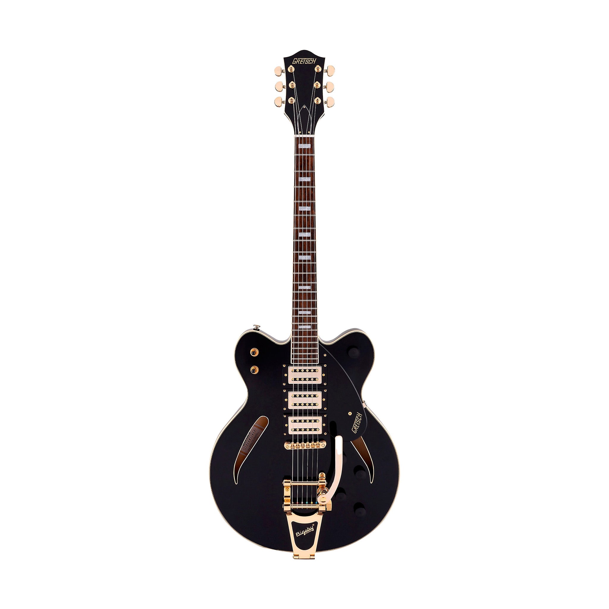 Gretsch FSR G2627TG Streamliner Center Block 3-pickup Electric Guitar w/Bigsby, Black