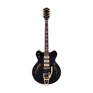 Gretsch FSR G2627TG Streamliner Center Block 3-pickup Electric Guitar w/Bigsby, Black