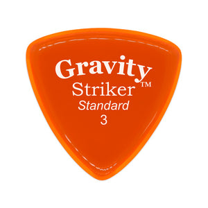 Gravity Striker 3.0mm Speed Bevel Guitar Pick, Right-handed, Standard, Polished