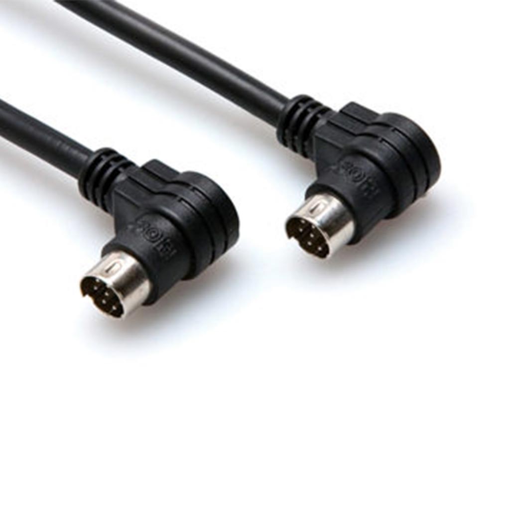 Hosa CD Controller Cable, Right Angle 8 pin Mini-DINN to Same 3 ft