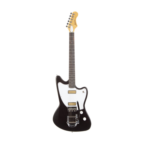 Harmony Standard Series Silhouette w/ Bigsby Electric Guitar w/Case, RW FB, Space Black