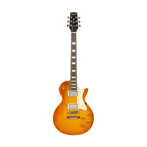 Heritage Custom Shop Core Collection H-150 Plain Top Electric Guitar with Case, Dirty Lemon Burst