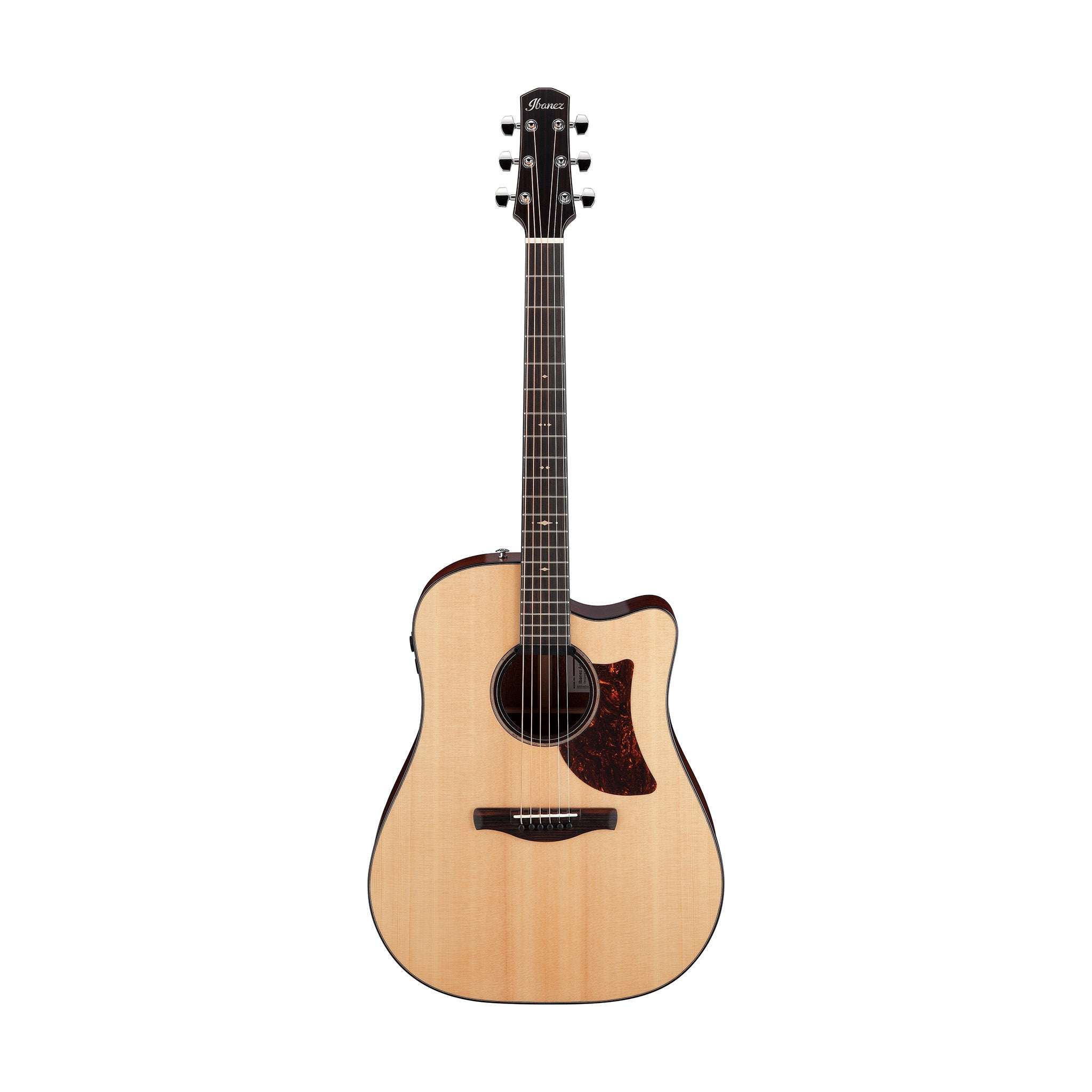 Ibanez Advanced Acoustic AAD400CE-LGS Acoustic Guitar w/Case, Natural Low Gloss