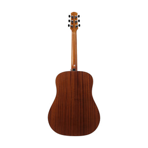 Ibanez Advanced Acoustic AAD50-TCB Acoustic Guitar, Transparent Charcoal Burst