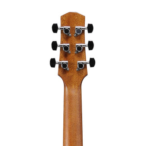 Ibanez Advanced Acoustic AAD50-TCB Acoustic Guitar, Transparent Charcoal Burst