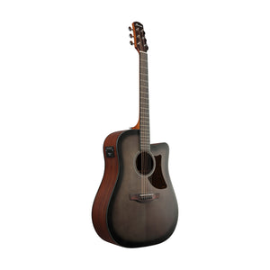Ibanez Advanced Acoustic AAD50CE-TCB Acoustic Guitar, Transparent Charcoal Burst