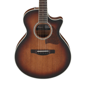Ibanez AE240JR-MHS Acoustic Guitar w/Bag, Mahogany Sunburst
