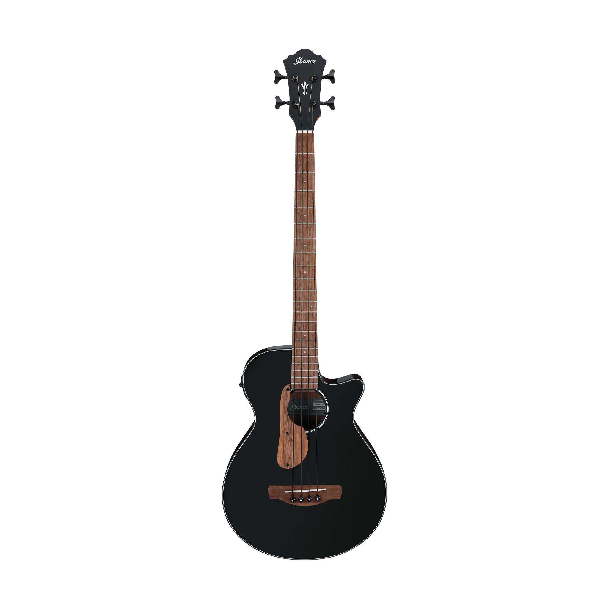 Ibanez AEGB24E-BKH Acoustic Bass Guitar, Black High Gloss
