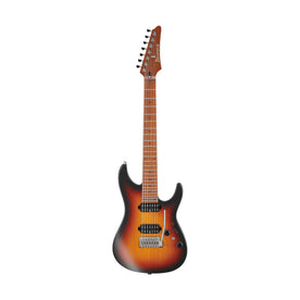Ibanez Prestige AZ24027-TFF Electric Guitar w/Case, Tri Fade Burst Flat