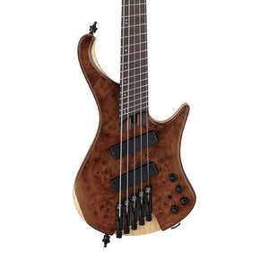 Ibanez Bass Workshop EHB1265MS-NML Multi-Scale Electric Bass w/Gig Bag, Natural Mocha Low Gloss