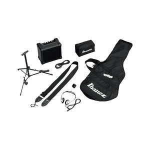 Ibanez IJSR190E-WNS Electric Bass Guitar Jump Start Package, Walnut Sunburst