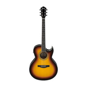 Ibanez JSA20 Joe Satriani Signature Acoustic/Electric Guitar, Ebony Neck, Vintage Burst