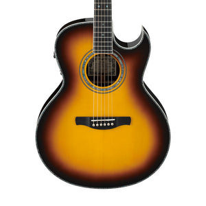 Ibanez JSA20 Joe Satriani Signature Acoustic/Electric Guitar, Ebony Neck, Vintage Burst