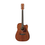 Ibanez PF12MHCE-OPN Mahogany Acoustic Guitar w/Electronics, Open Pore Natural