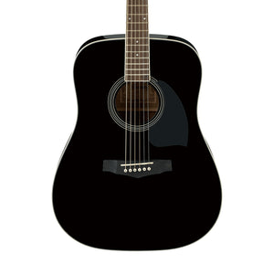 Ibanez PF15-BK Acoustic Guitar, RW Neck, Black