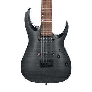 Ibanez RGA742FM-TGF 7-String Electric Guitar, Transparent Gray Flat