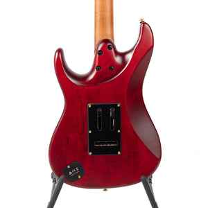Ibanez Premium SLM10-TRM Scott LePage Signature Electric Guitar, Transparent Red Matte (Autographed)