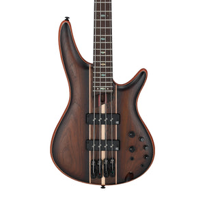 Ibanez Premium SR1350B-DUF Electric Bass Guitar w/Gig Bag, Dual Mocha Burst Flat