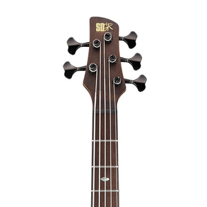 Ibanez Premium SR1355B-DUF 5-String Electric Bass Guitar w/Gig Bag, Dual Mocha Burst Flat