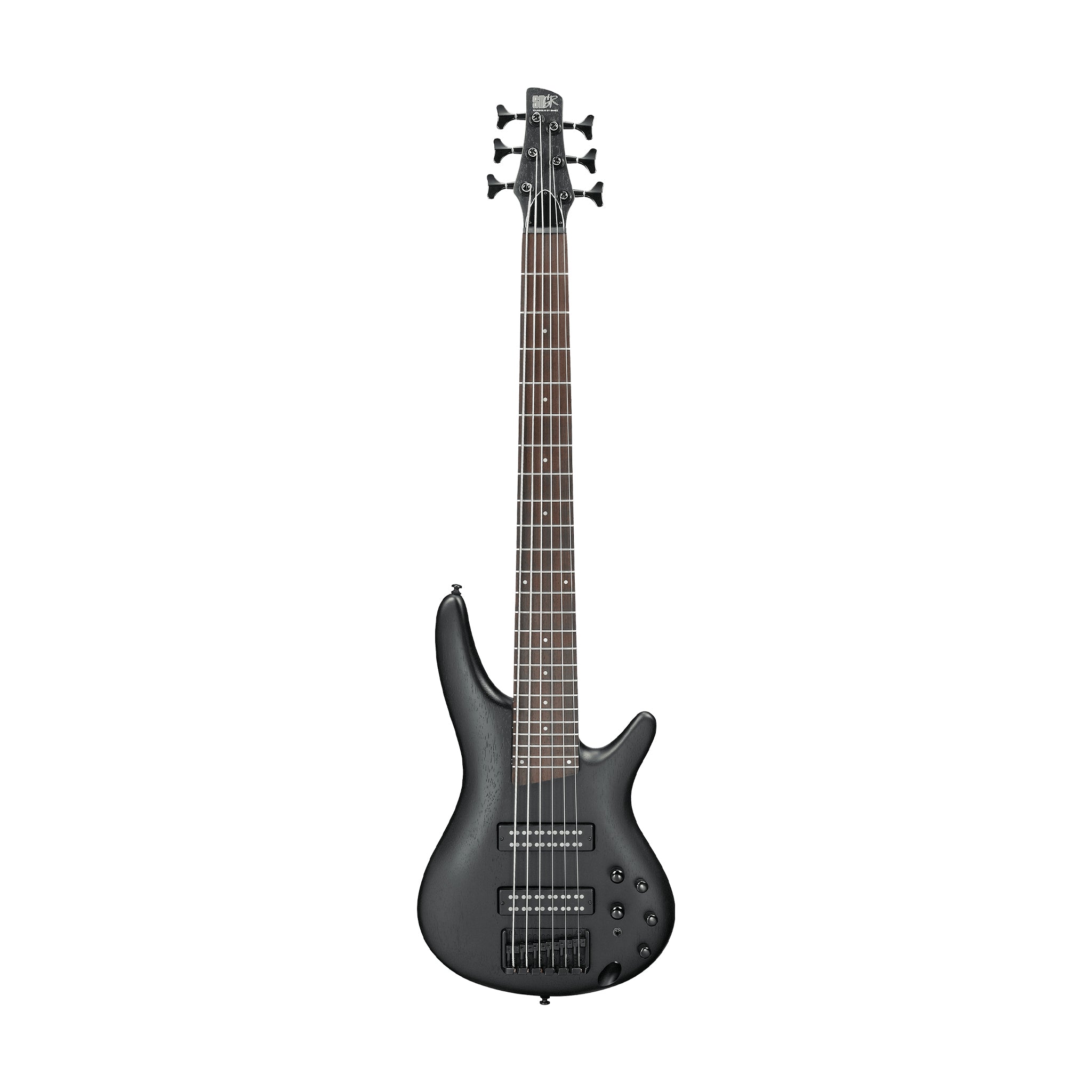 Ibanez SR306EB-WK 6-String Bass Guitar, Weathered Black