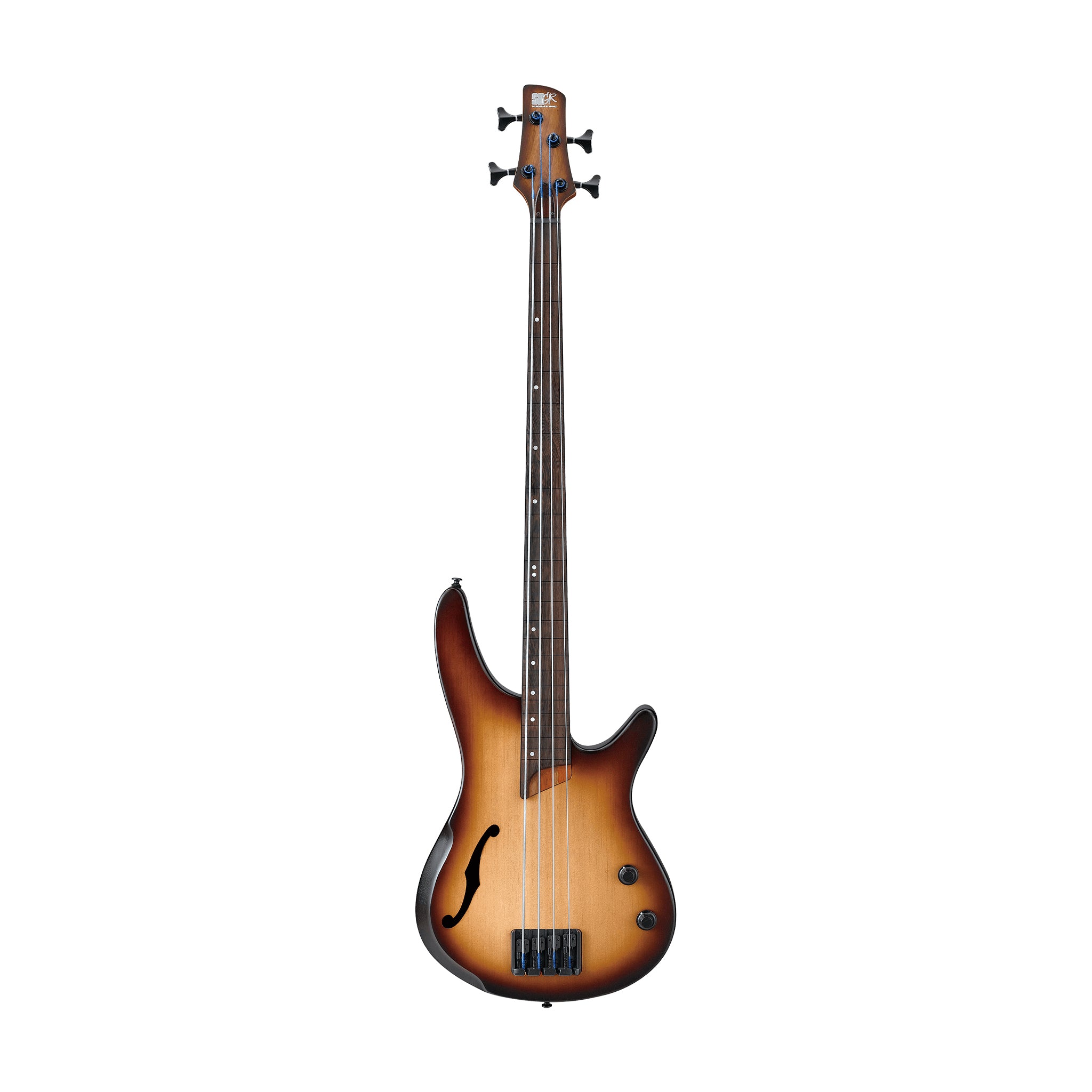 Ibanez SRH500F-NNF Electric Bass Guitar, Natural Browned Burst Flat
