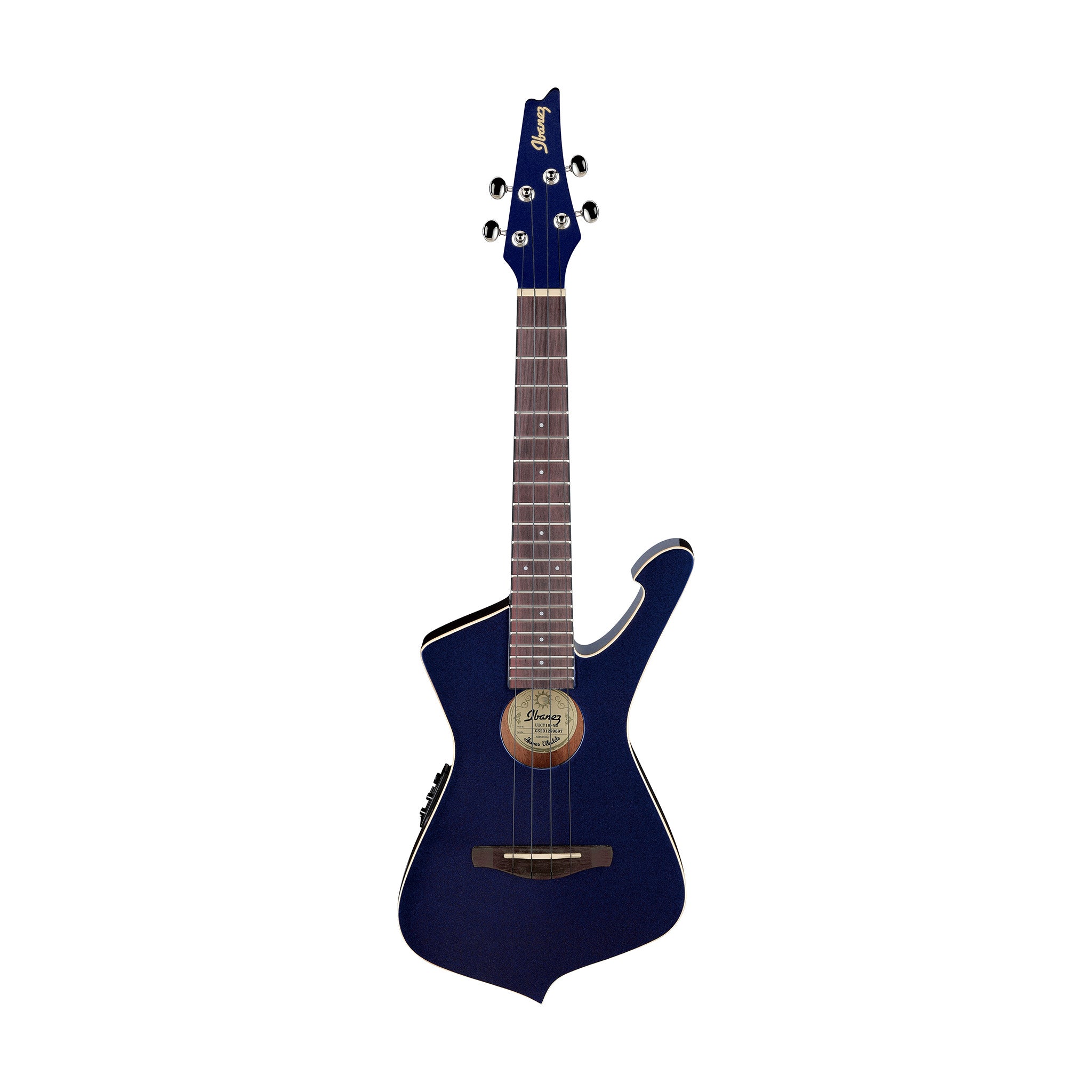 Ibanez UICT10-MM Ukulele w/Bag, Metallic Midnight Metallic