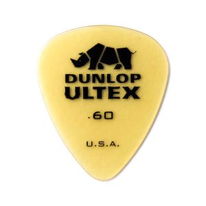 Jim Dunlop 421P .60mm Ultex Standard Pick, 6-Pack