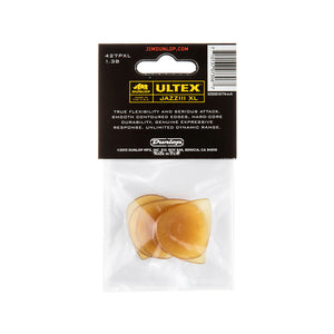 Jim Dunlop 427P1.38XL Ultex Jazz III XL Guitar Pick, 6-Pack