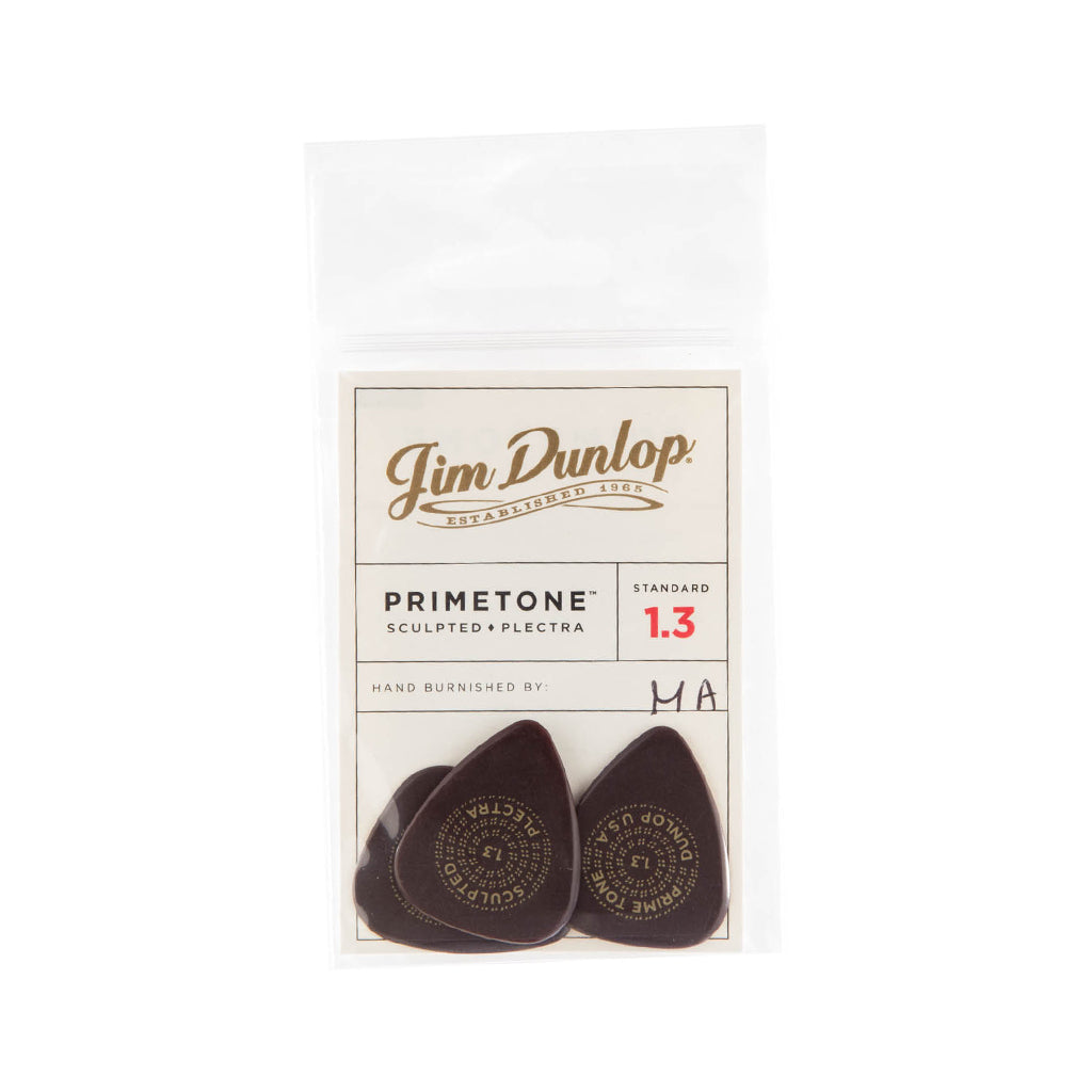 Jim Dunlop 511 Primetone Standard Smooth Pick, 1.3mm, 3-Pack