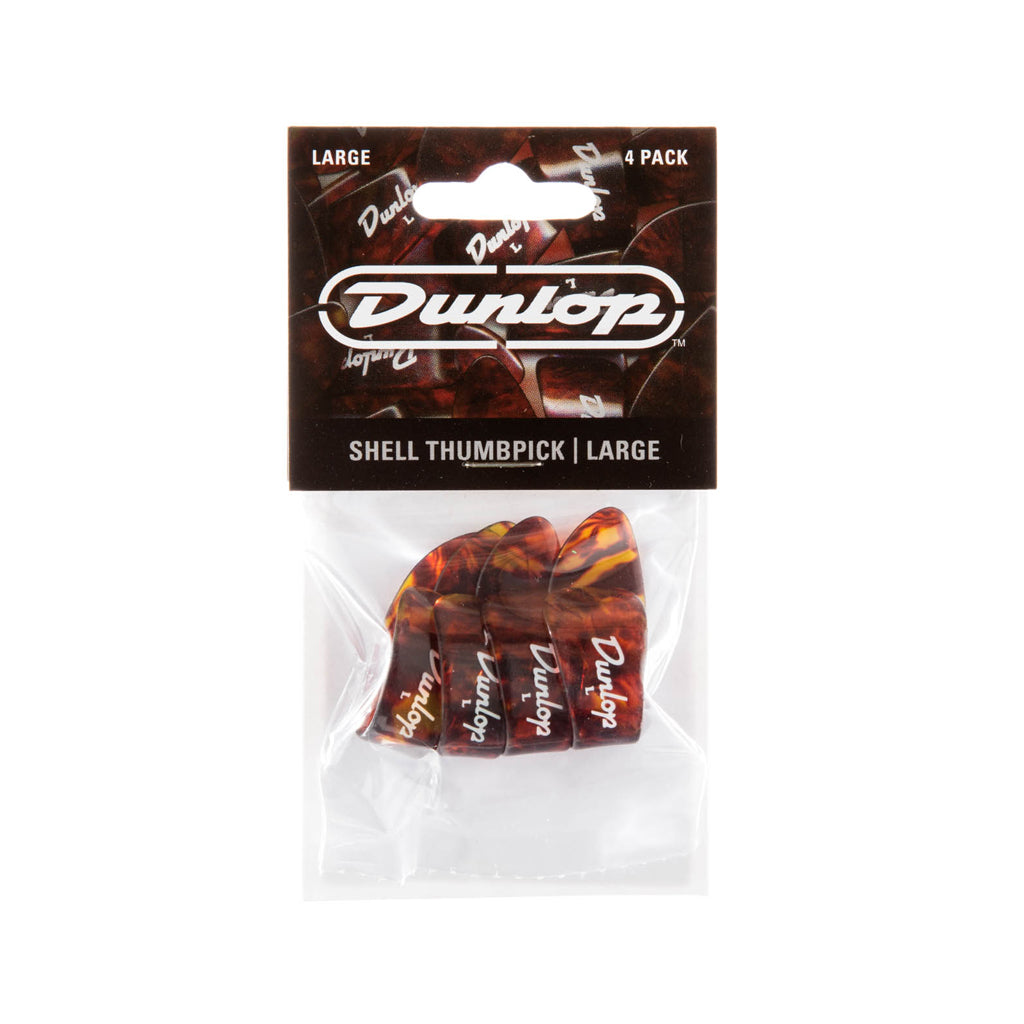 Jim Dunlop 9023P Shell Thumbpick, Large, 4-Pack