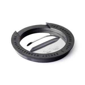 Jim Dunlop DSC311 Suppressor Pro Soundhole Cover, 1 Louvre, Chrome