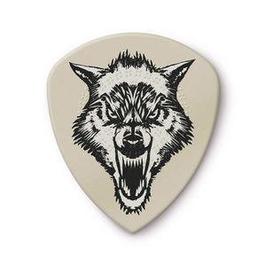 Jim Dunlop PH122P1.0 Hetfield's White Fang Custom Flow Guitar Pick, 6-Pick Players Pack