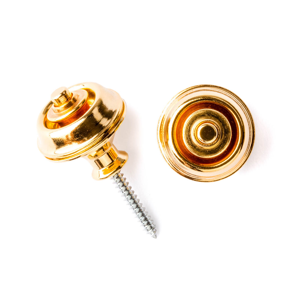 Jim Dunlop SLS-1034G Dual Design Straplock, Gold (J02-SLS1034G )
