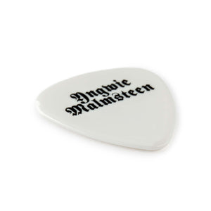 Jim Dunlop YJMP01WH Malmsteen Custom Delrin Guitar Pick, 1.5 mm, Pack of 6