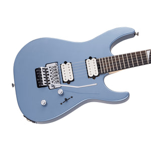 Jackson MJ Series Dinky DKR Electric Guitar, Ebony FB, Ice Blue Metallic