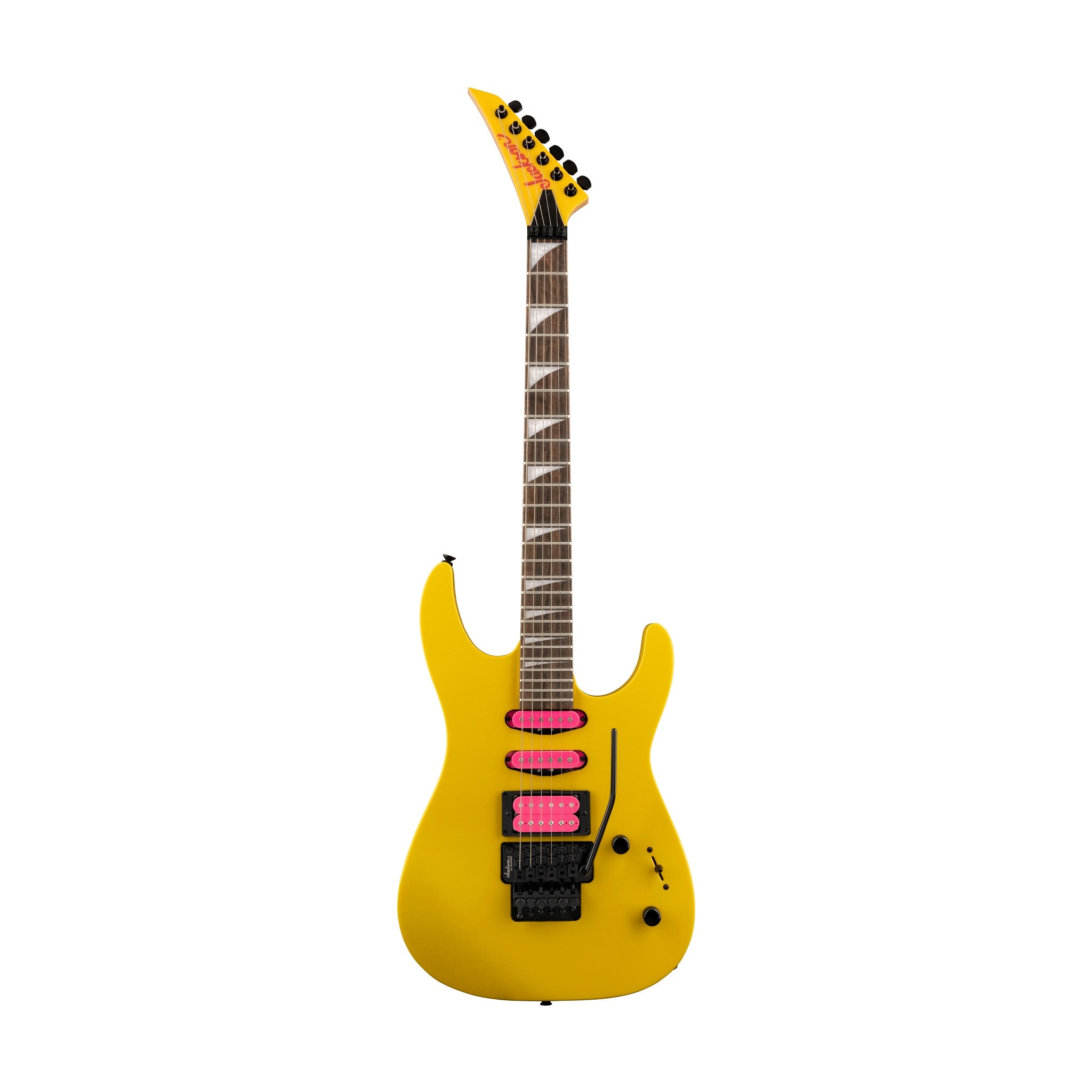 Jackson X Series Dinky DK3XR HSS Electric Guitar, Laurel FB, Caution Yellow